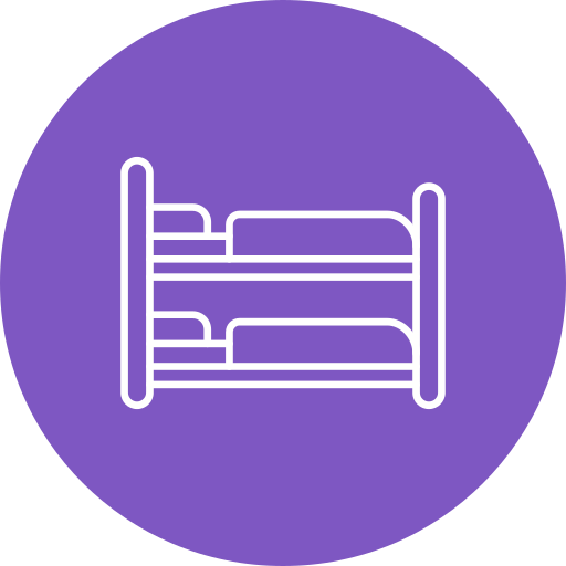 Двухъярусная кровать Generic color fill иконка