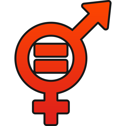 geslachtsgelijkheid Generic gradient lineal-color icoon