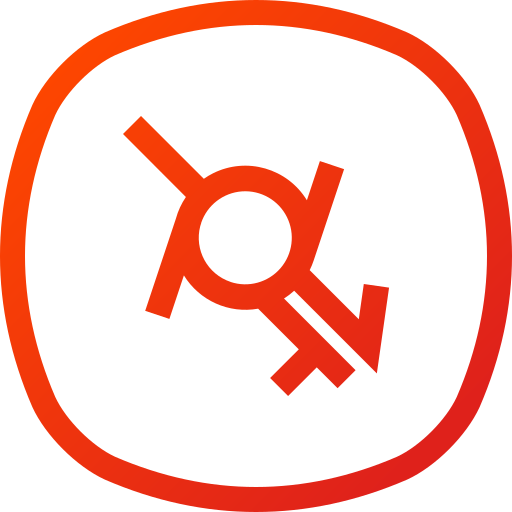 Gender fluid Generic gradient outline icon