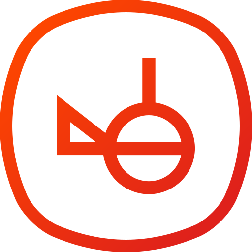 Demigender Generic gradient outline icon