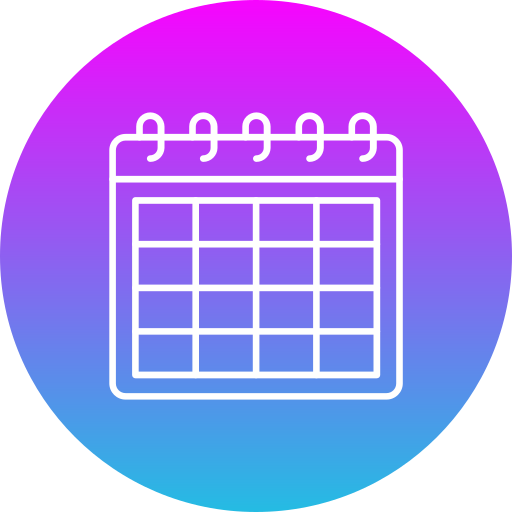 kalender Generic gradient fill icon