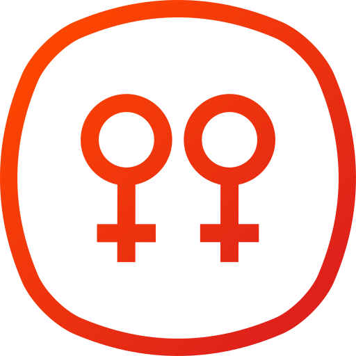 lesbijka Generic gradient outline ikona