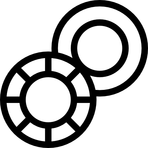 포커 칩 Vitaliy Gorbachev Lineal icon