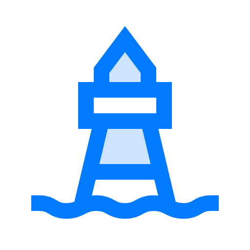 Lighthouse Vitaliy Gorbachev Blue icon