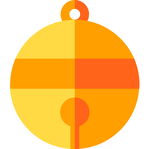Jingle bell Basic Rounded Flat icon