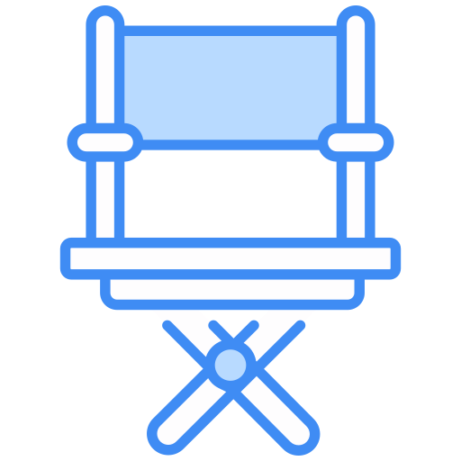 Director chair Generic color lineal-color icon