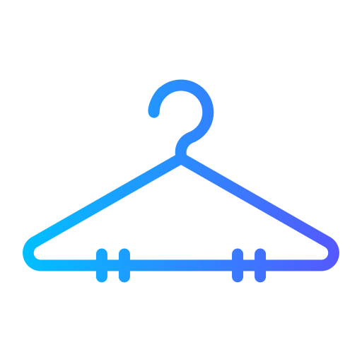 Clothes hanger Generic gradient outline icon
