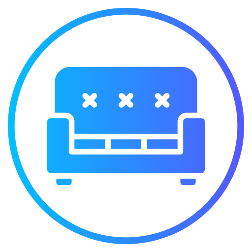 Couch Generic gradient fill icon