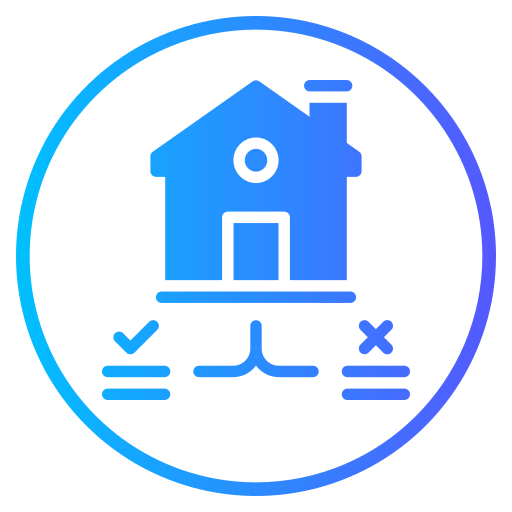 House rules Generic gradient fill icon