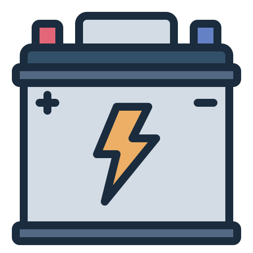 バッテリー Generic color lineal-color icon