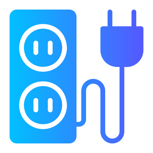 Extension cable Generic gradient fill icon