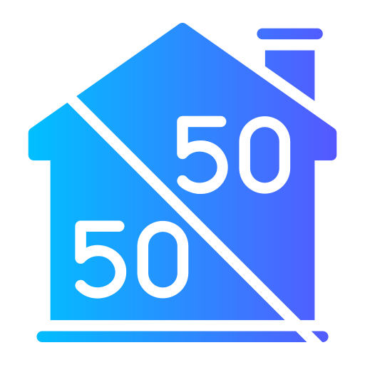 Shared housing Generic gradient fill icon