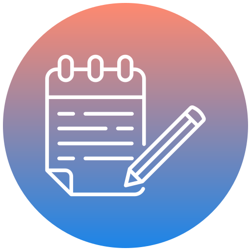 Notes Generic gradient fill icon