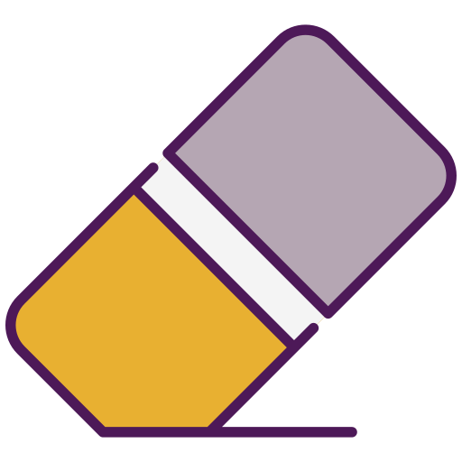 gumka do ołówka Generic color lineal-color ikona