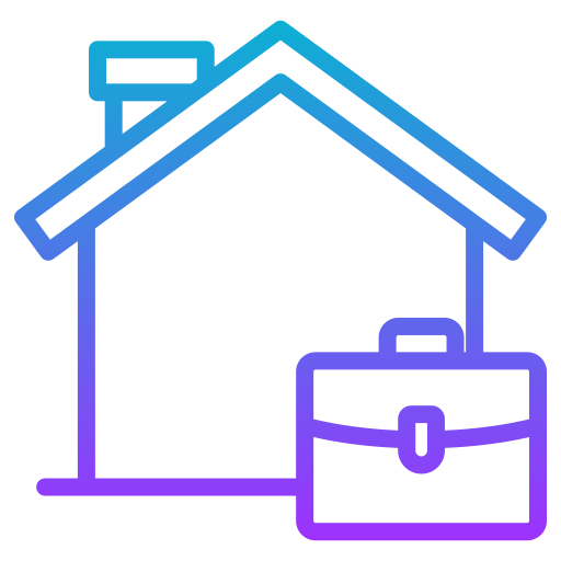 Work from home Generic gradient outline icon