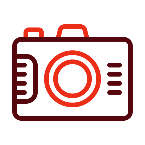 Цифровая камера Generic color outline иконка