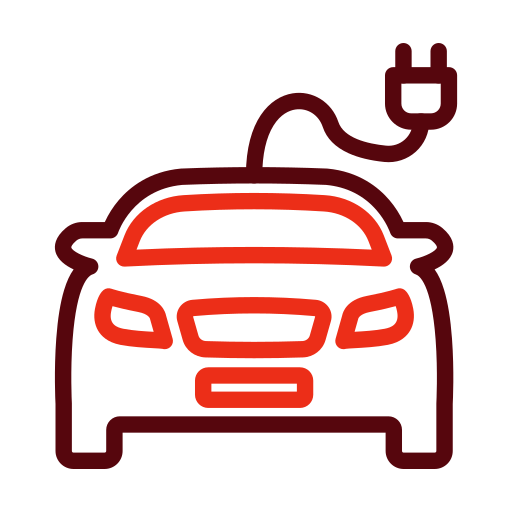 elektroauto Generic color outline icon