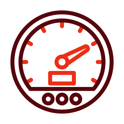 Speedometer Generic color outline icon