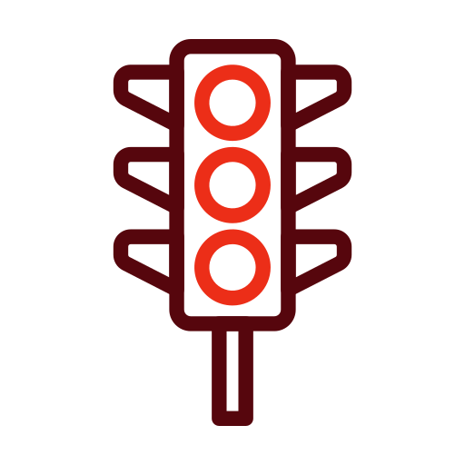 control de trafico Generic color outline icono