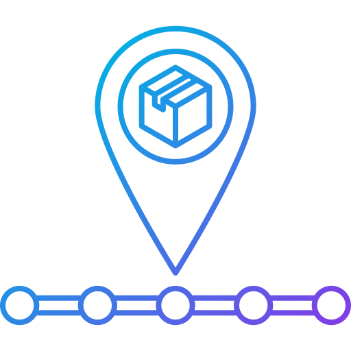 Tracking Generic gradient outline icon