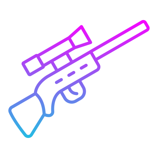 Gun Generic gradient outline icon
