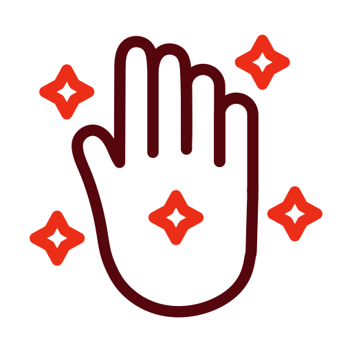 ręka Generic color outline ikona