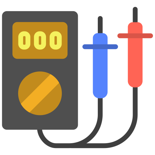 ampèremeter Generic color fill icoon