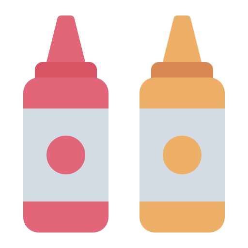 ケチャップボトル Generic color fill icon