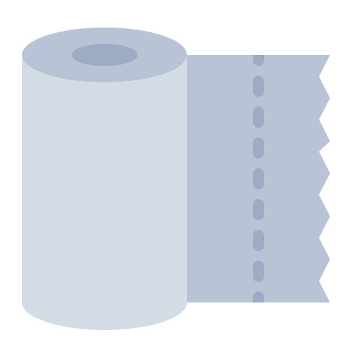 papier toilette Generic color fill Icône