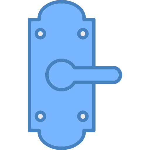 Door lock Generic color fill icon