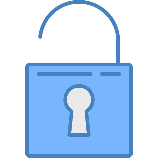 Door lock Generic color fill icon