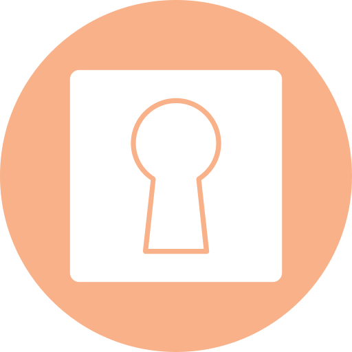 Keyhole Generic color fill icon