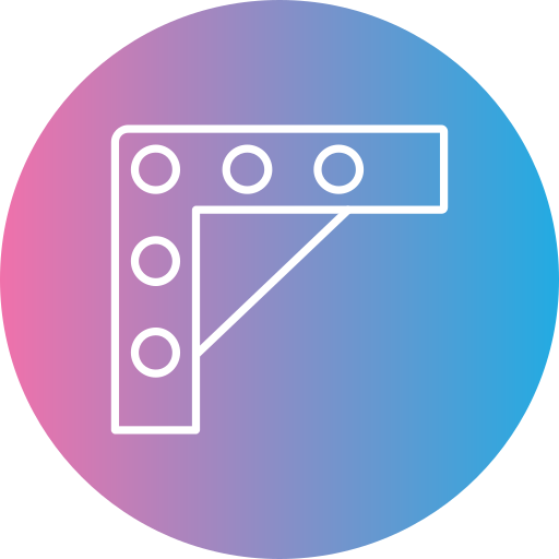 soporte Generic gradient lineal-color icono
