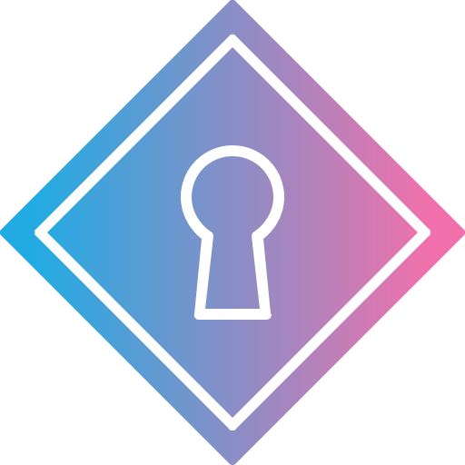 Keyhole Generic gradient fill icon