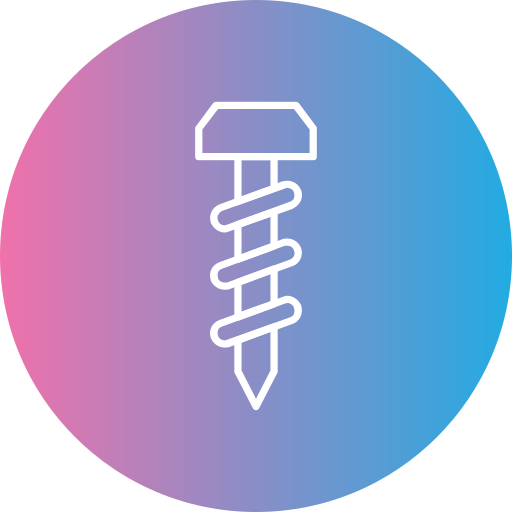 schroef Generic gradient lineal-color icoon