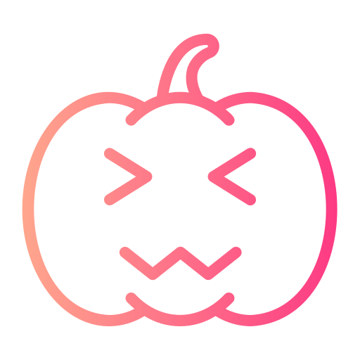 Scared Generic gradient outline icon