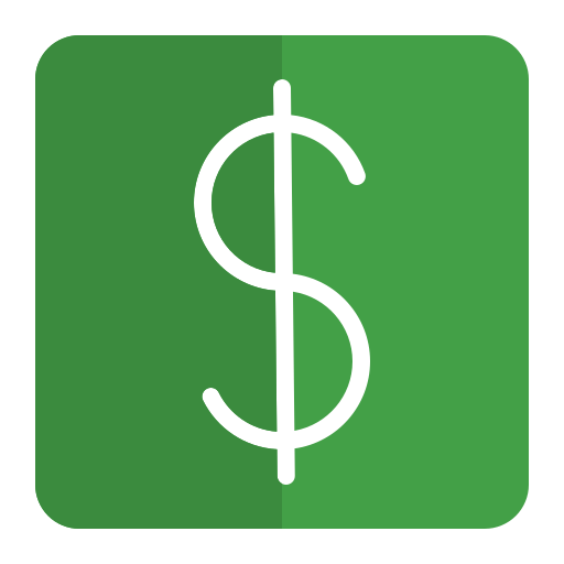 dólar Generic color fill icono