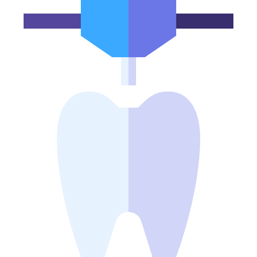 Tooth Basic Straight Flat icon