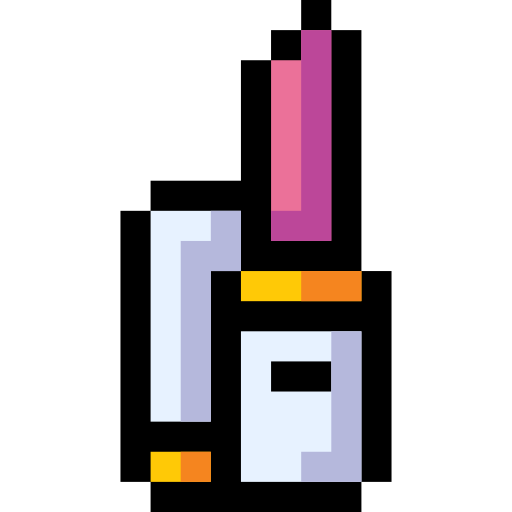 lippenstift Pixel Linear color icon