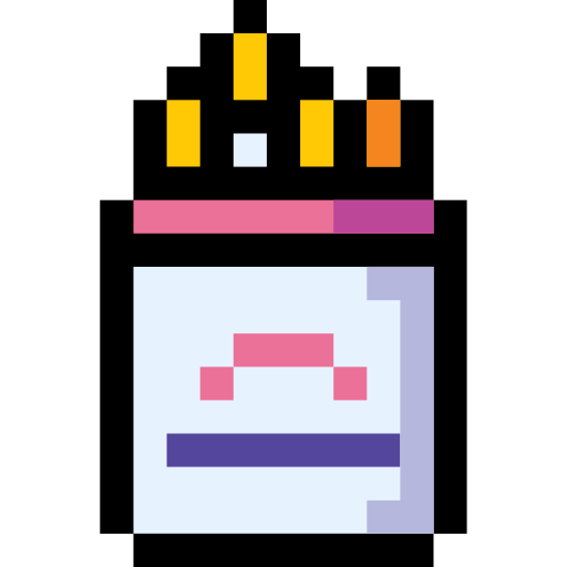 タバコ Pixel Linear color icon