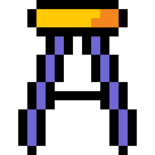 발판 Pixel Linear color icon