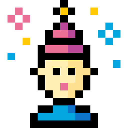 Мальчик Pixel Linear color иконка