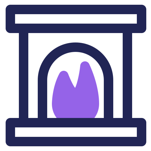chimenea Generic color lineal-color icono