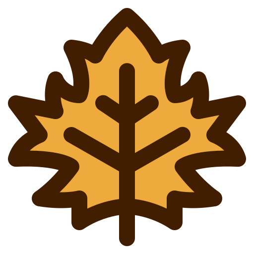 Maple leaf Generic color lineal-color icon