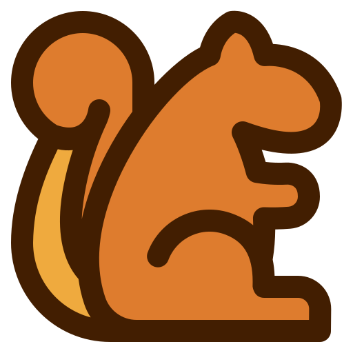 다람쥐 Generic color lineal-color icon
