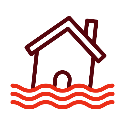 Natural disaster Generic color outline icon