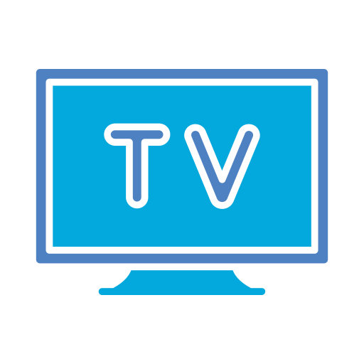 monitor telewizyjny Generic color fill ikona
