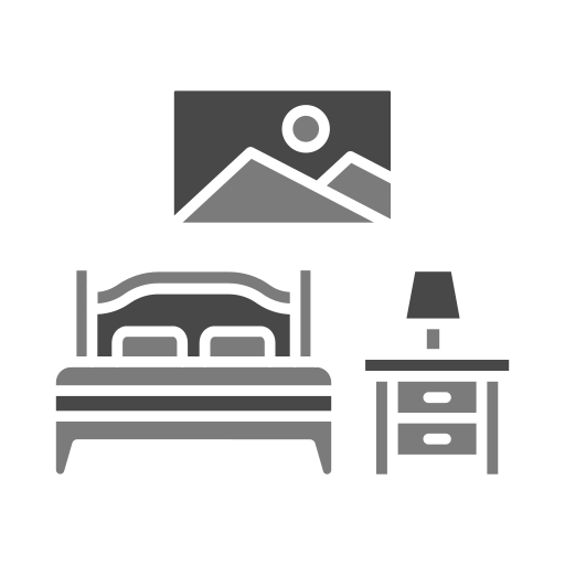 Bedroom Generic color fill icon