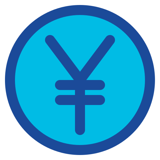 símbolo del yen Generic color lineal-color icono