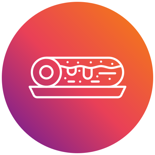 Roll cake Generic gradient fill icon